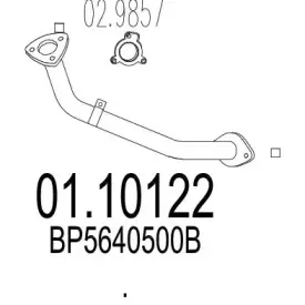 Труба выхлопного газа MTS купить