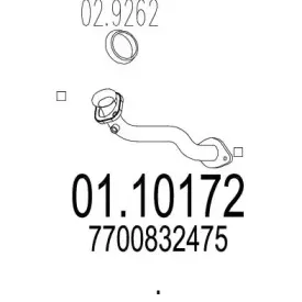 Труба выхлопного газа MTS купить