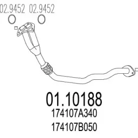 Труба выхлопного газа MTS купить
