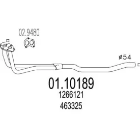 Труба выхлопного газа MTS купить