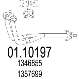 Труба выхлопного газа MTS купить