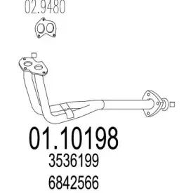 Труба выхлопного газа MTS купить