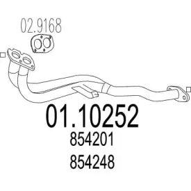 Труба выхлопного газа MTS купить