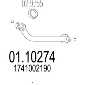 Труба выхлопного газа MTS купить