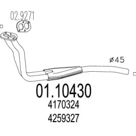 Труба выхлопного газа MTS купить
