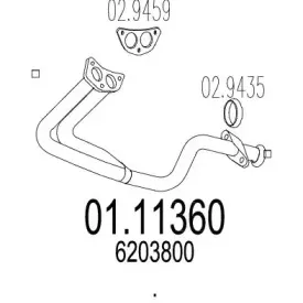 Труба выхлопного газа MTS купить