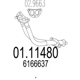 Труба выхлопного газа MTS купить