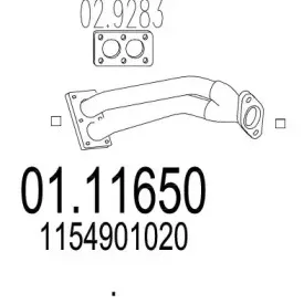 Труба выхлопного газа MTS купить