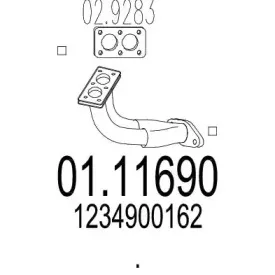 Труба выхлопного газа MTS купить