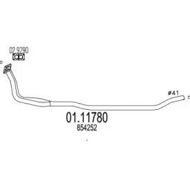 Труба выхлопного газа MTS купить