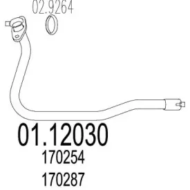 Труба выхлопного газа MTS купить