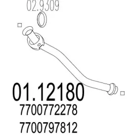 Труба выхлопного газа MTS купить