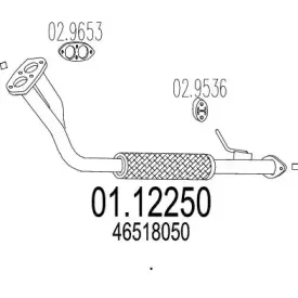 Труба выхлопного газа MTS купить