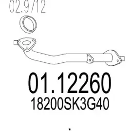 Труба выхлопного газа MTS купить