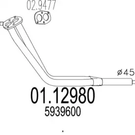 Труба выхлопного газа MTS купить