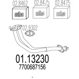 Труба выхлопного газа MTS купить