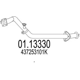 Труба выхлопного газа MTS купить