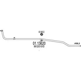 Труба выхлопного газа MTS купить