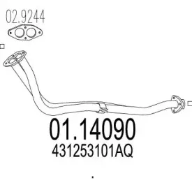 Труба выхлопного газа MTS купить