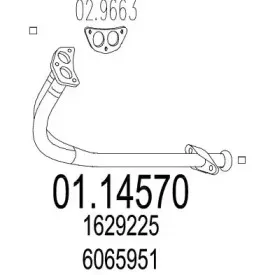 Труба выхлопного газа MTS купить