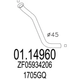 Труба выхлопного газа MTS купить