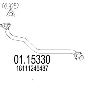 Труба выхлопного газа MTS купить