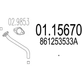 Труба выхлопного газа MTS купить