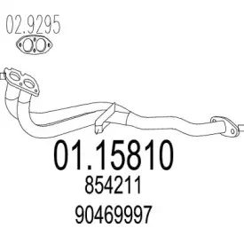 Труба выхлопного газа MTS купить