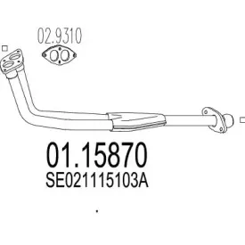 Труба выхлопного газа MTS купить