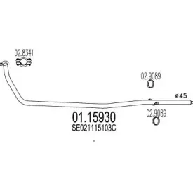 Труба выхлопного газа MTS купить