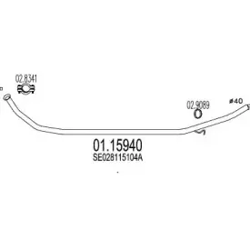 Труба выхлопного газа MTS купить