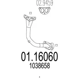 Труба выхлопного газа MTS купить