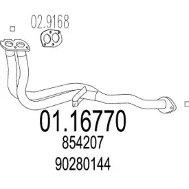 Труба выхлопного газа MTS купить