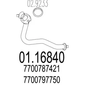Труба выхлопного газа MTS купить
