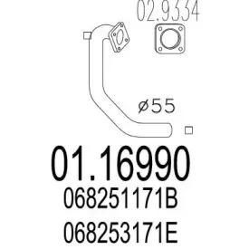Труба выхлопного газа MTS купить