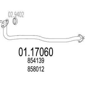Труба выхлопного газа MTS купить