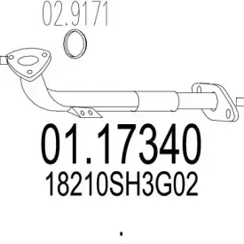 Труба выхлопного газа MTS купить