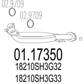 Труба выхлопного газа MTS купить