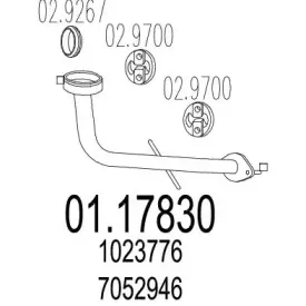 Труба выхлопного газа MTS купить