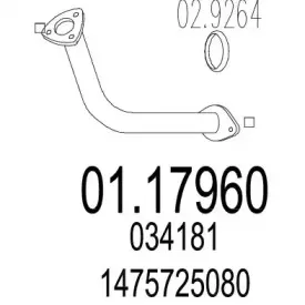 Труба выхлопного газа MTS купить