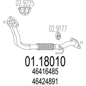 Труба выхлопного газа MTS купить
