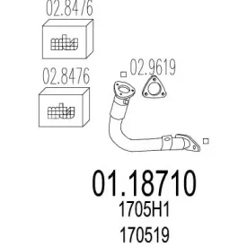 Труба выхлопного газа MTS купить