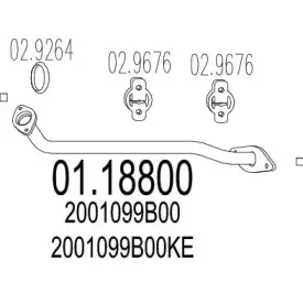 Труба выхлопного газа MTS купить