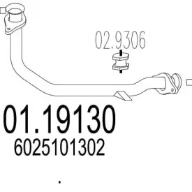Труба выхлопного газа MTS купить