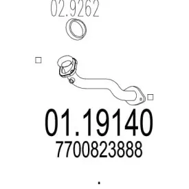 Труба выхлопного газа MTS купить