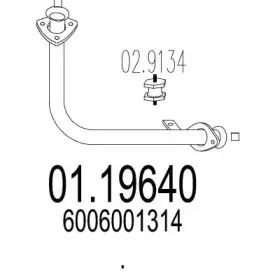 Труба выхлопного газа MTS купить