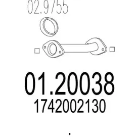 Труба выхлопного газа MTS купить
