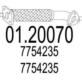 Труба выхлопного газа MTS купить