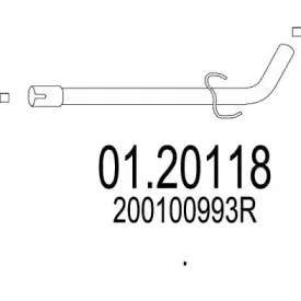 Труба выхлопного газа MTS купить