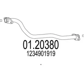 Труба выхлопного газа MTS купить